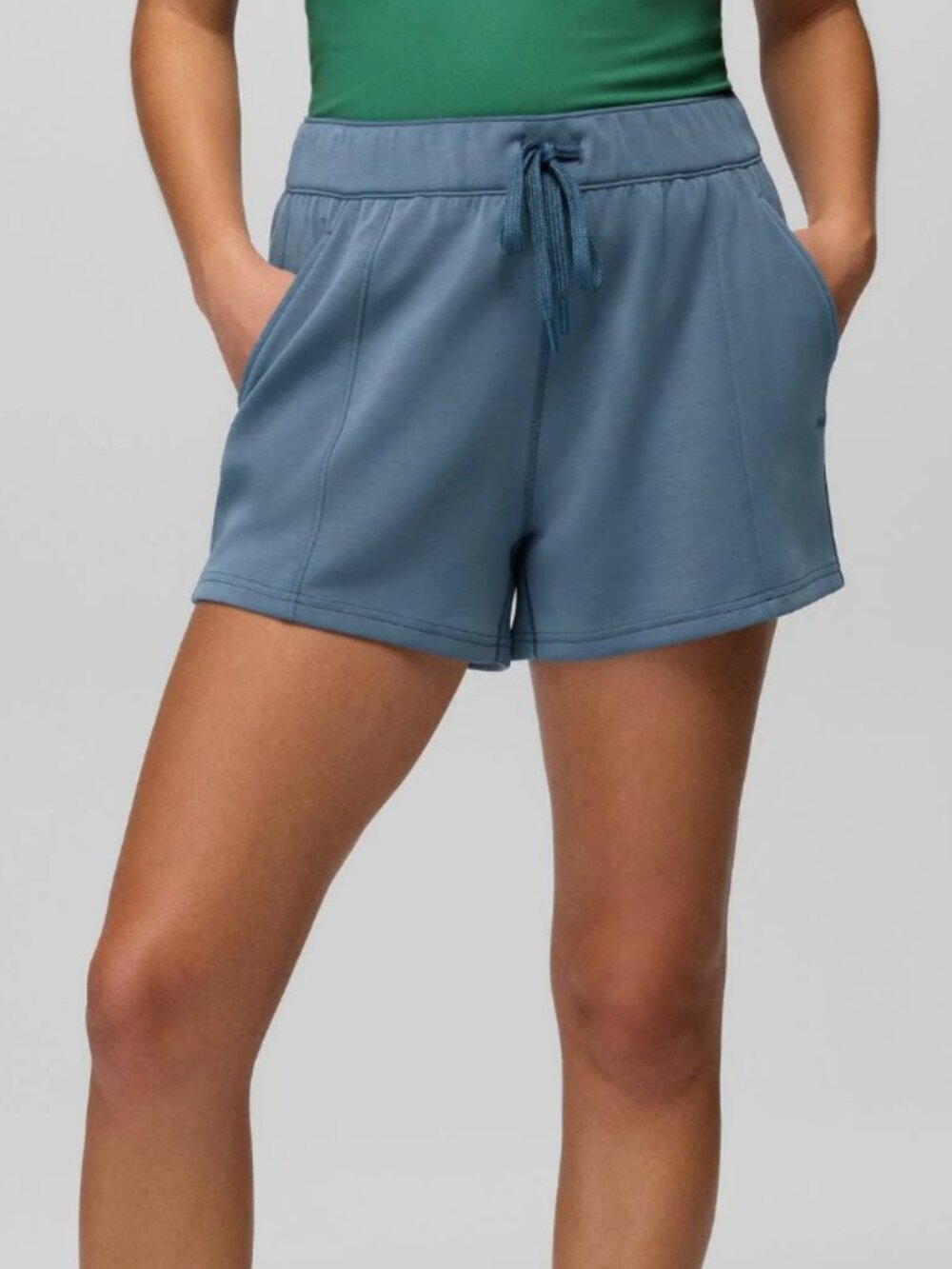 prAna Shea High Rise Shorts Bluff Blue NWT